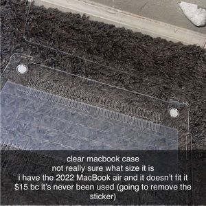 CLEAR MACBOOK CASE
